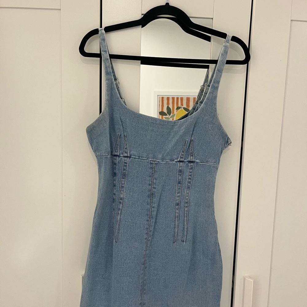 Urban Outfitters Blue Denim Mini Dress